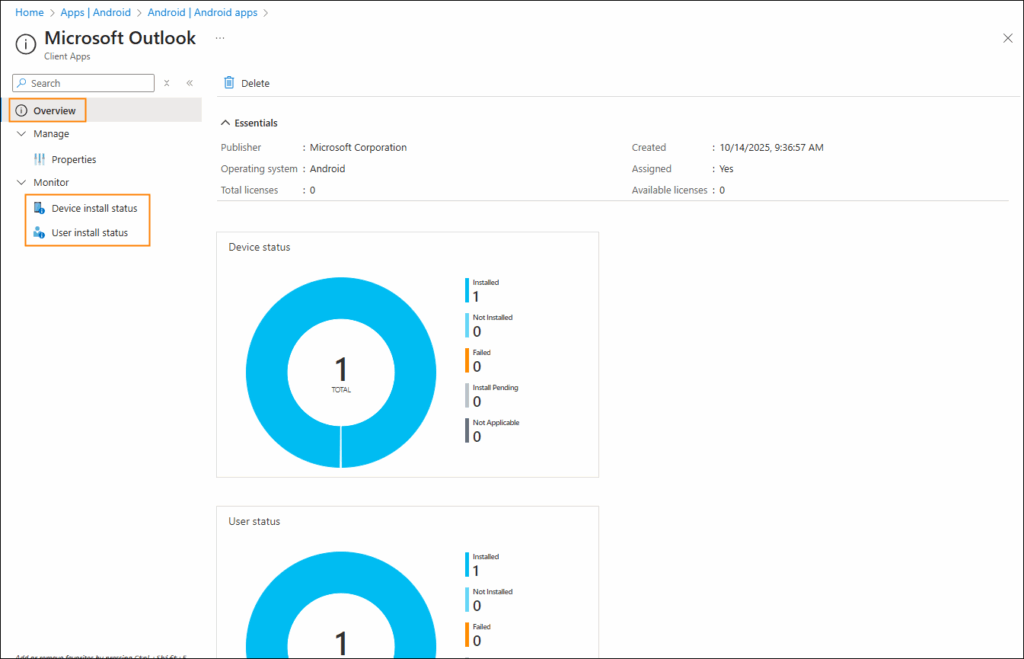 Tracking app deployment.
