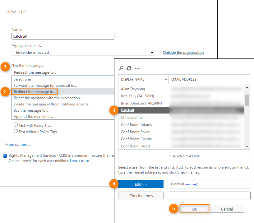 Get the real meaning of a catch all mailbox and how to set it up