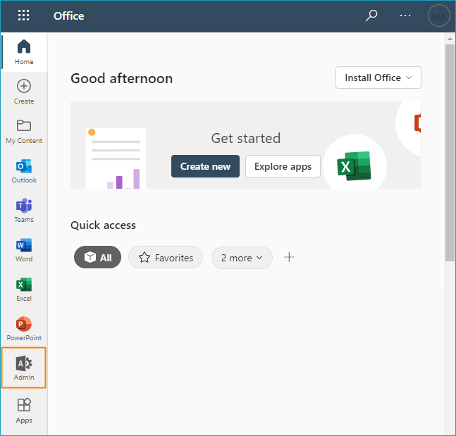 Set up custom attributes in Office 365 01