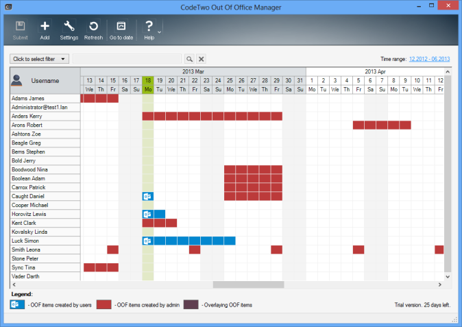 Manage Exchange and Office 365 autoreplies for multiple users 