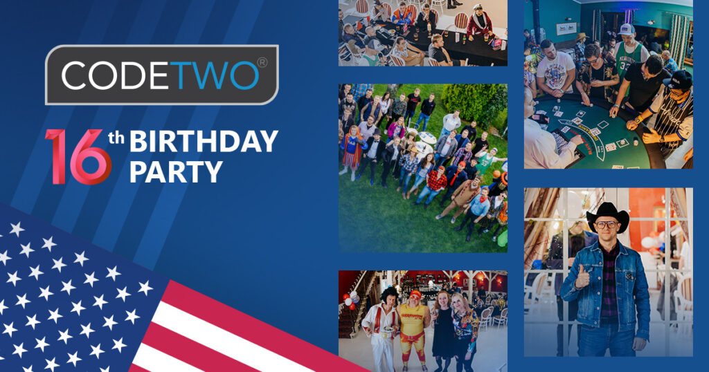 CodeTwo's 16th birthday party