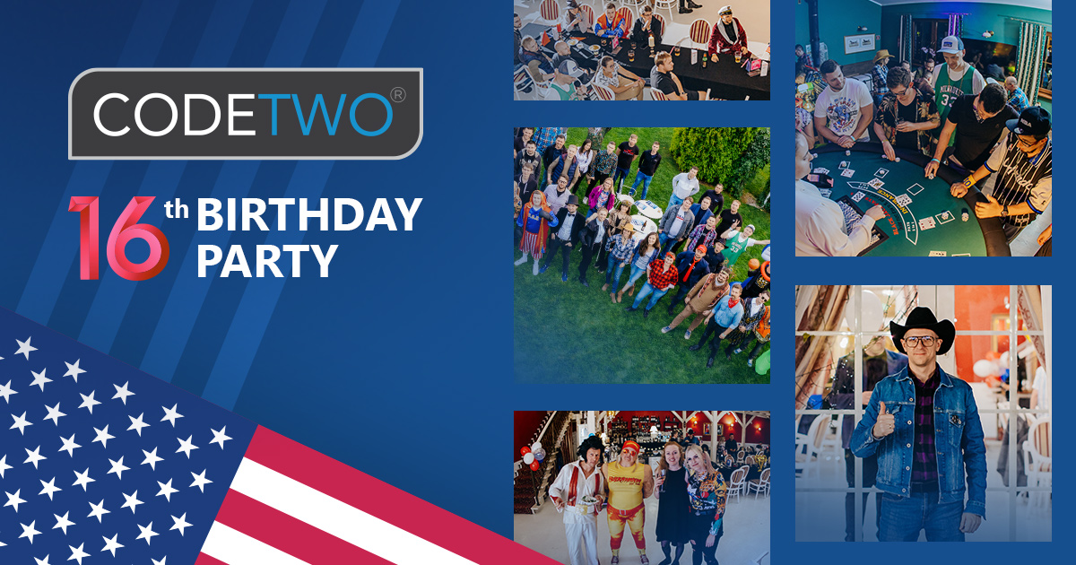 Codetwo s 16th birthday party