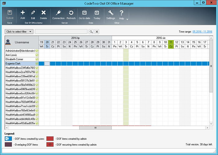 CodeTwo Out of Office Manager