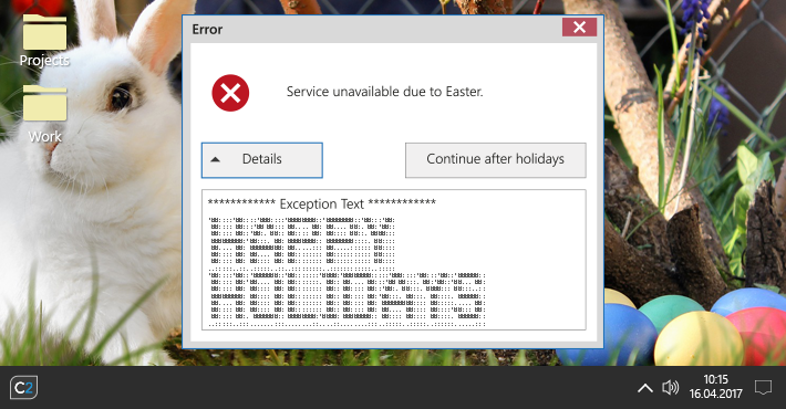 Happy Easter - Facebook