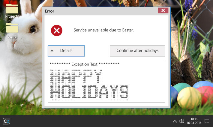 Happy Easter from CodeTwo