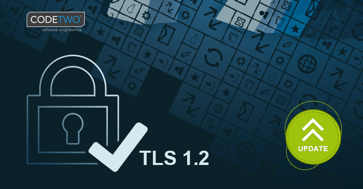 CodeTwo products with TLS 1.2 support released