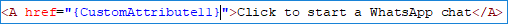 Add custom attribute to HTML