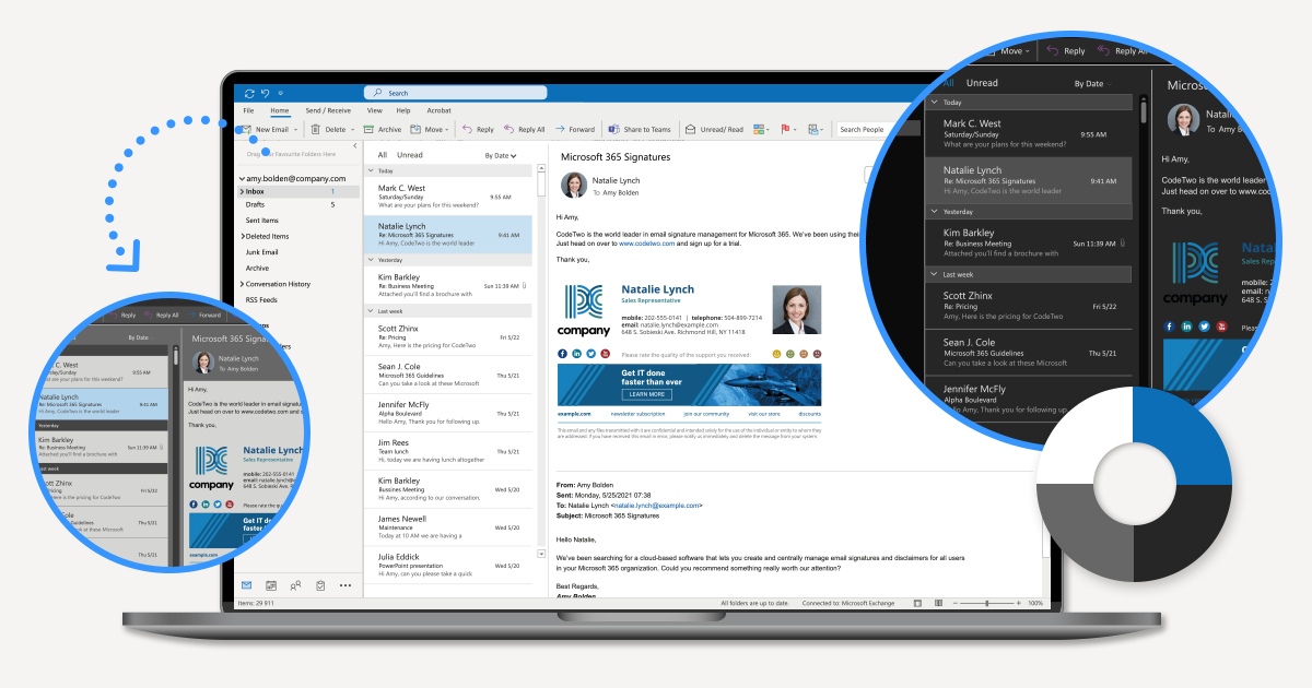Với chức năng thay đổi màu sắc Outlook, nay bạn có thể tùy chỉnh color scheme phù hợp với sở thích cá nhân. Hỗ trợ các chế độ màu sáng - tối, các phông chữ đẹp mắt và nhiều lựa chọn khác sẽ giúp bạn có được trải nghiệm làm việc trên Outlook tốt hơn.