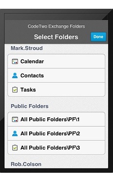List of potentially accesible folders