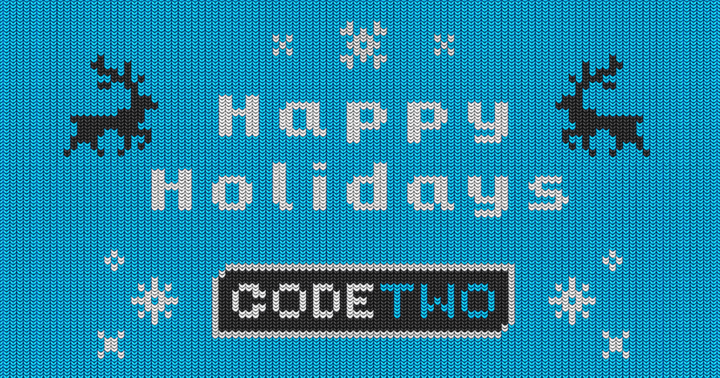 Happy holidays & best wishes for 2024 from CodeTwo!