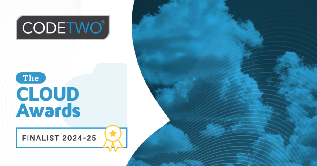 CodeTwo in the 2024/25 Cloud Awards
