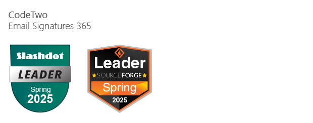 CodeTwo - SourceForge leader Spring 2025