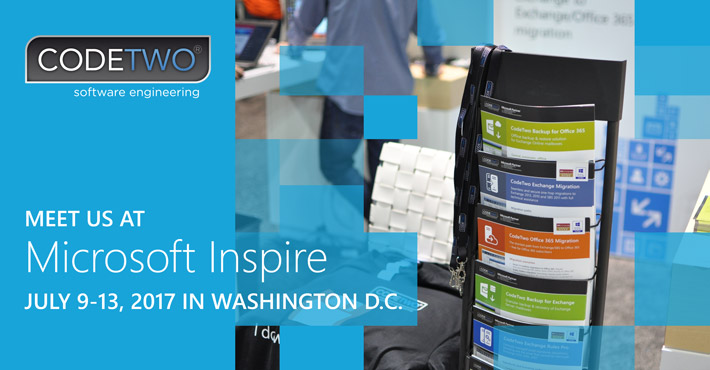 Meet CodeTwo at MS Inspire Image Blog
