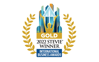 Gold 2022 Stevie Winner logo