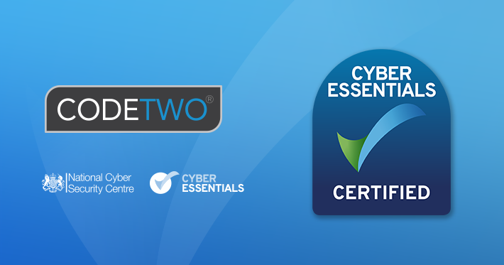 CodeTwo is now Cyber Essentials certified