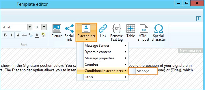 02 - Exchange Rules Pro, manage conditional placeholders