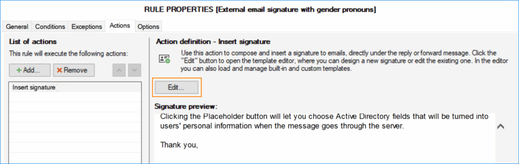 ESIG On-prem edit signature rule
