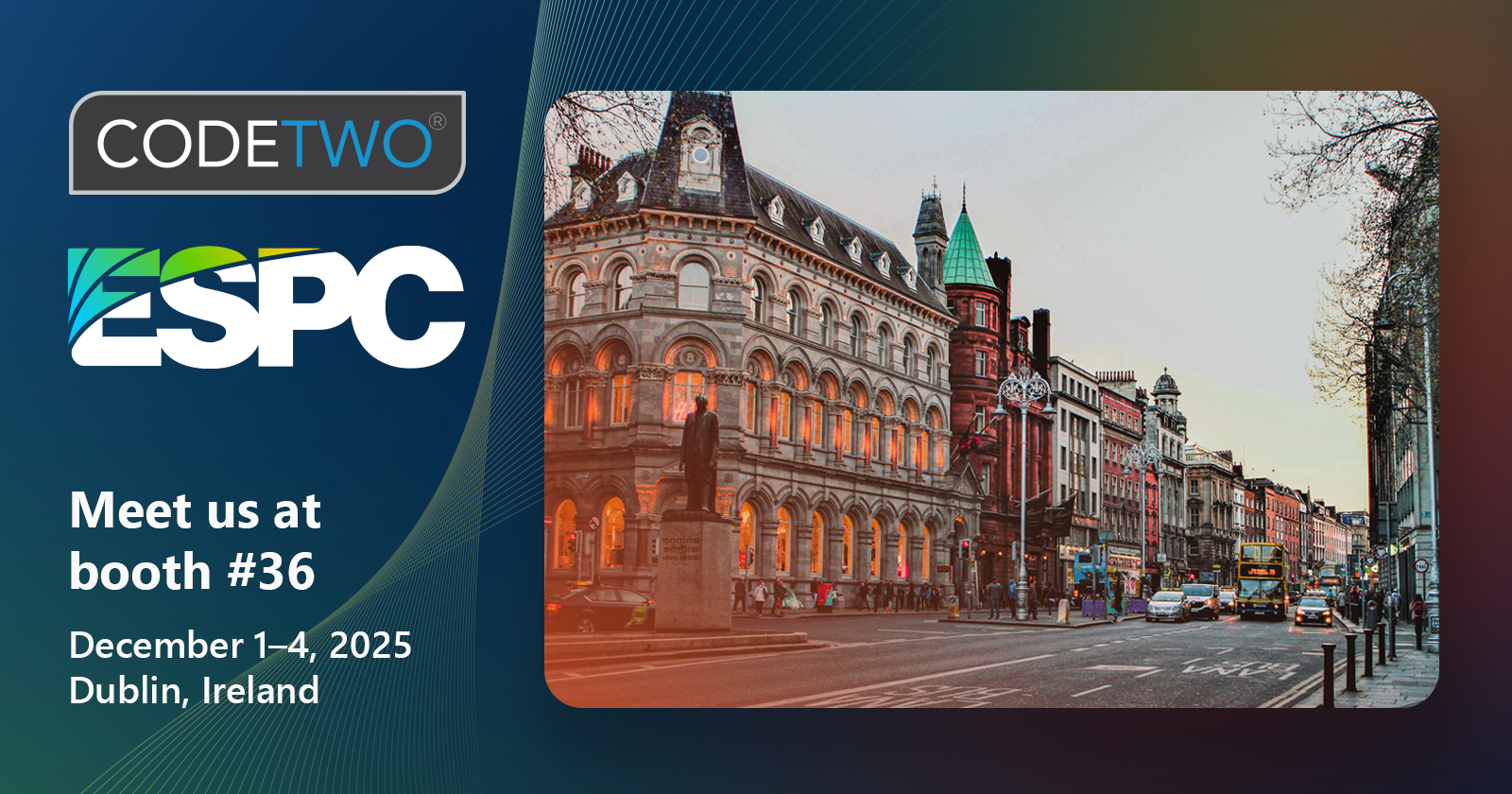 CodeTwo at ESPC25 in Dublin