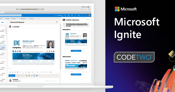 Ignite 2021: CodeTwo premieres automatic Outlook signatures based on recipients & more