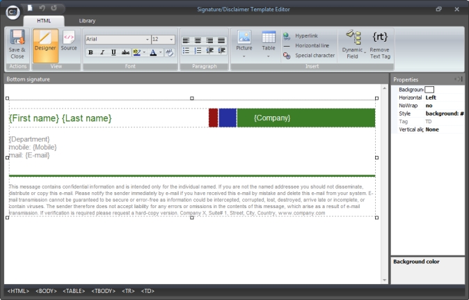 Editing global signature for Google Apps - CodeTwo