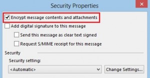 How to encrypt emails in Outlook 2019, 2016, 2013 and 2010