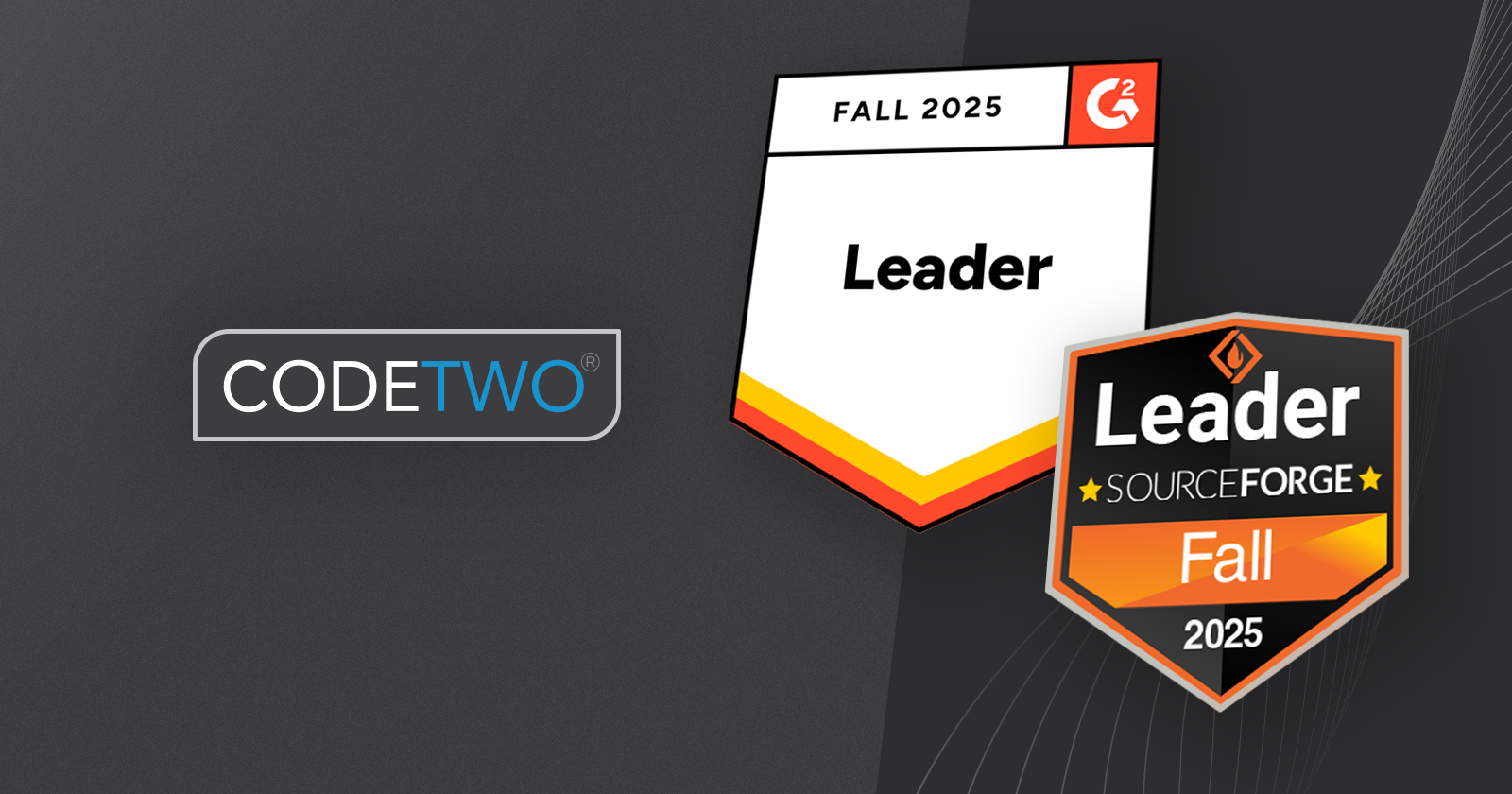 Fall 2025 Leader awards for CodeTwo