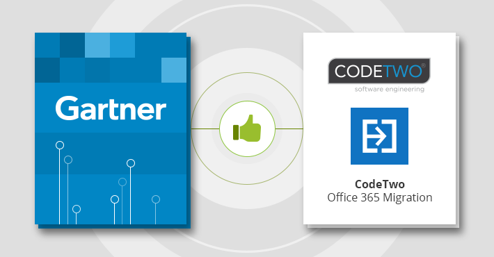 CodeTwo Office 365 Migration featured in Gartner's Market Guide