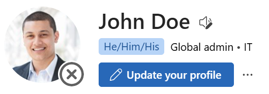 Gender pronouns in Microsoft 365 profile cards