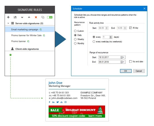 How to create Christmas email signatures with CodeTwo Email Signatures for Office 365