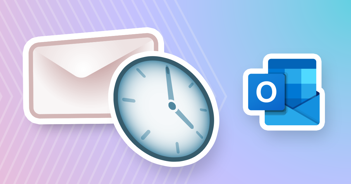 How to delay sending an email in Outlook
