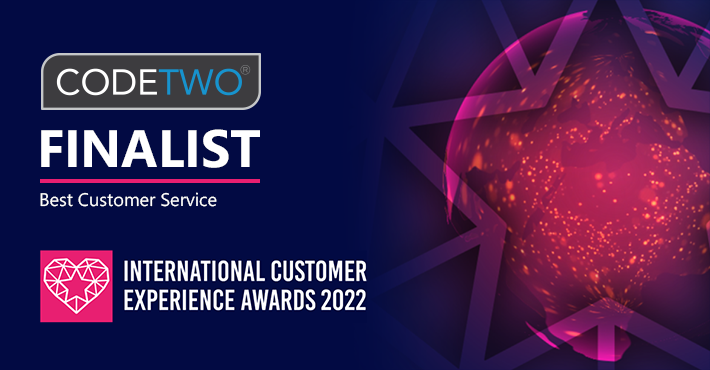 CodeTwo recognized as the finalist of iCXA™22