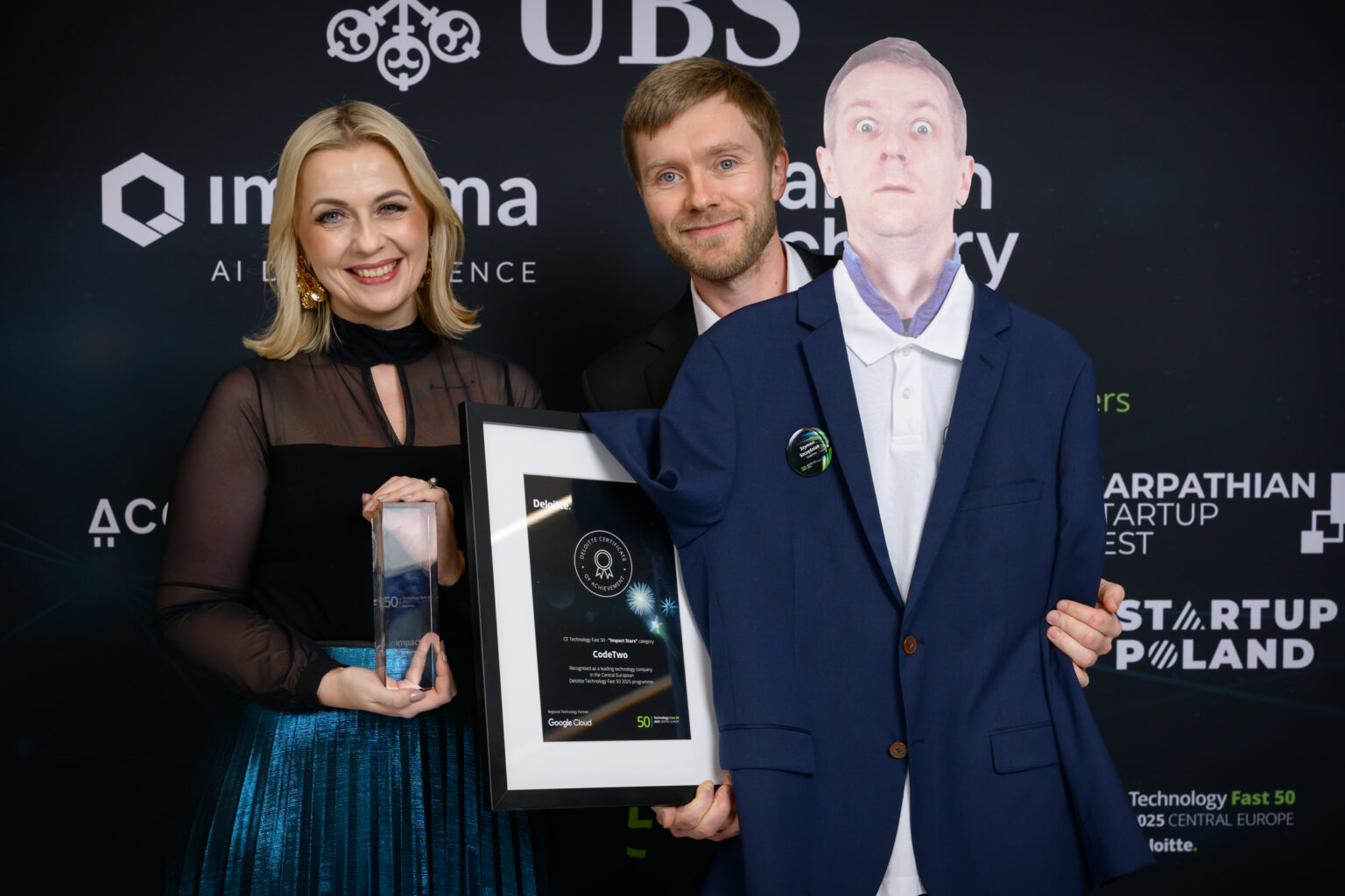 Codetwo Owner CodeTwo wins the Deloitte Impact Stars award in Deloitte Tech Fast 50