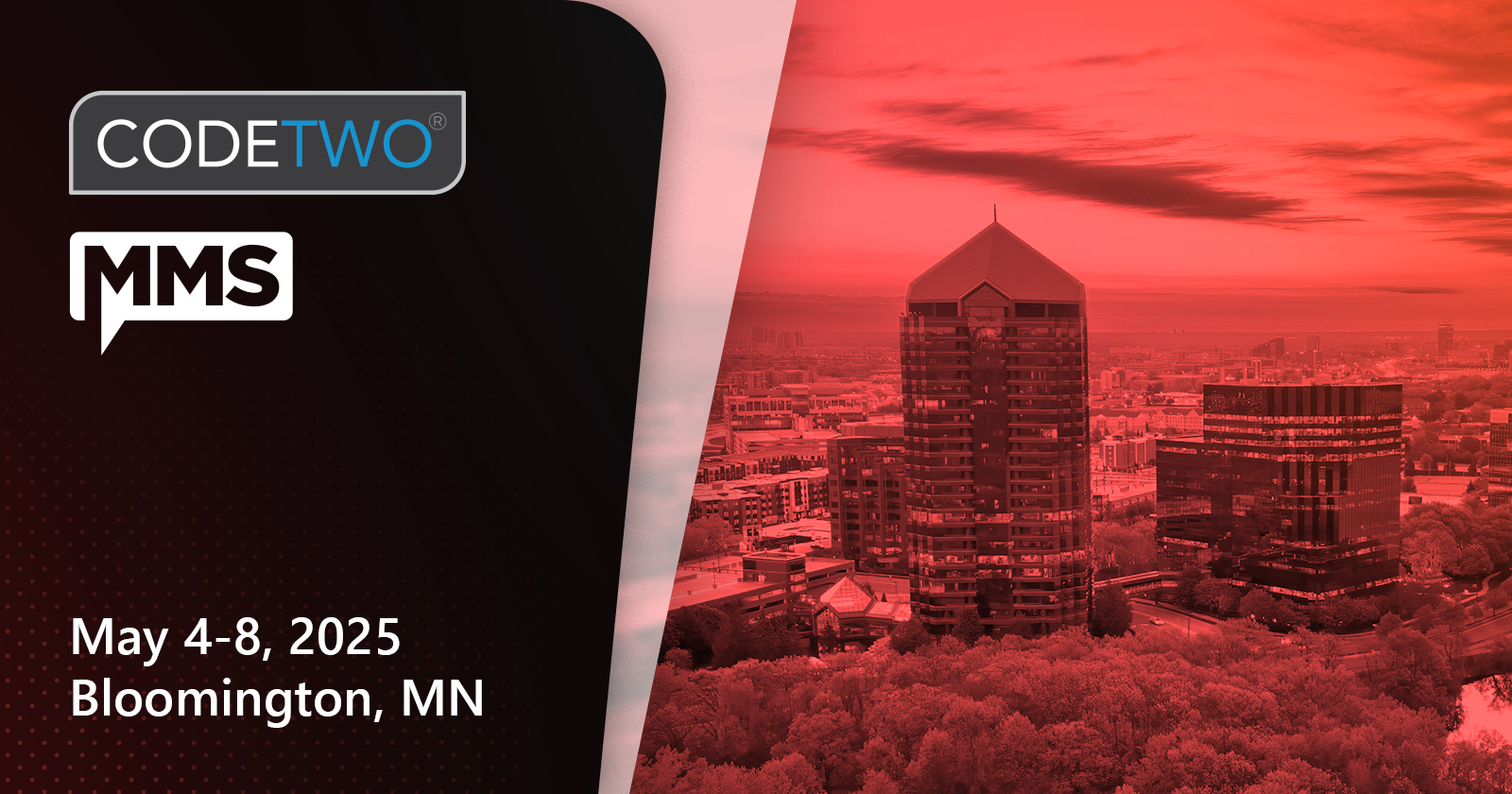 CodeTwo at MMS 2025 in Bloomington, Minnesota