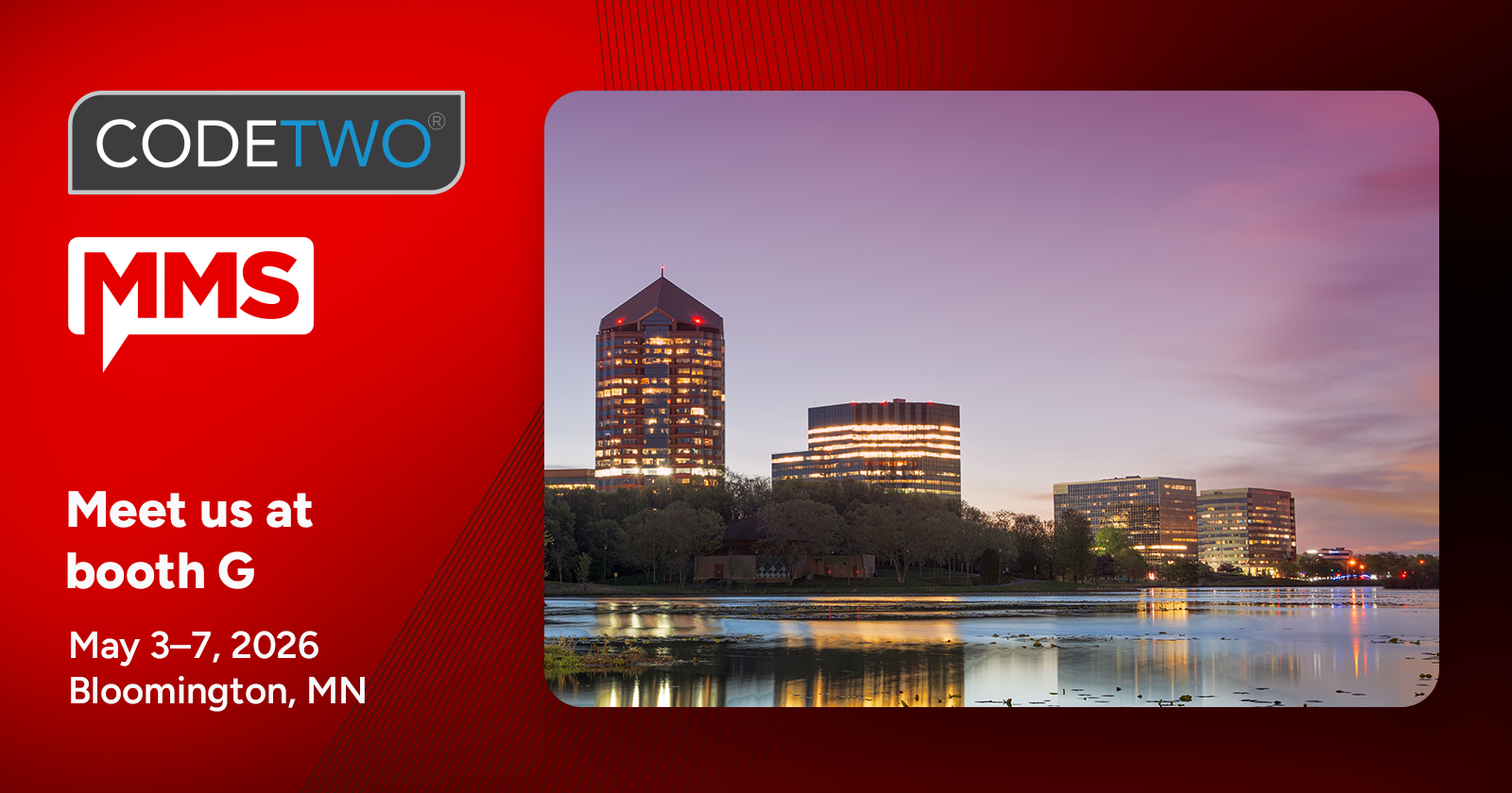 CodeTwo at MMS 2026 at MOA in Bloomington, MN