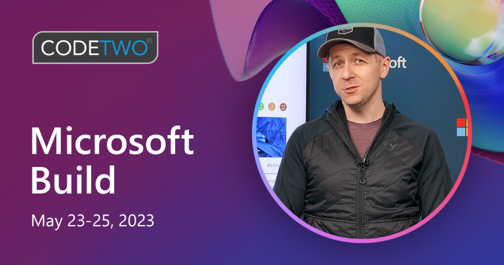 CodeTwo featured ad Microsoft Build 2023