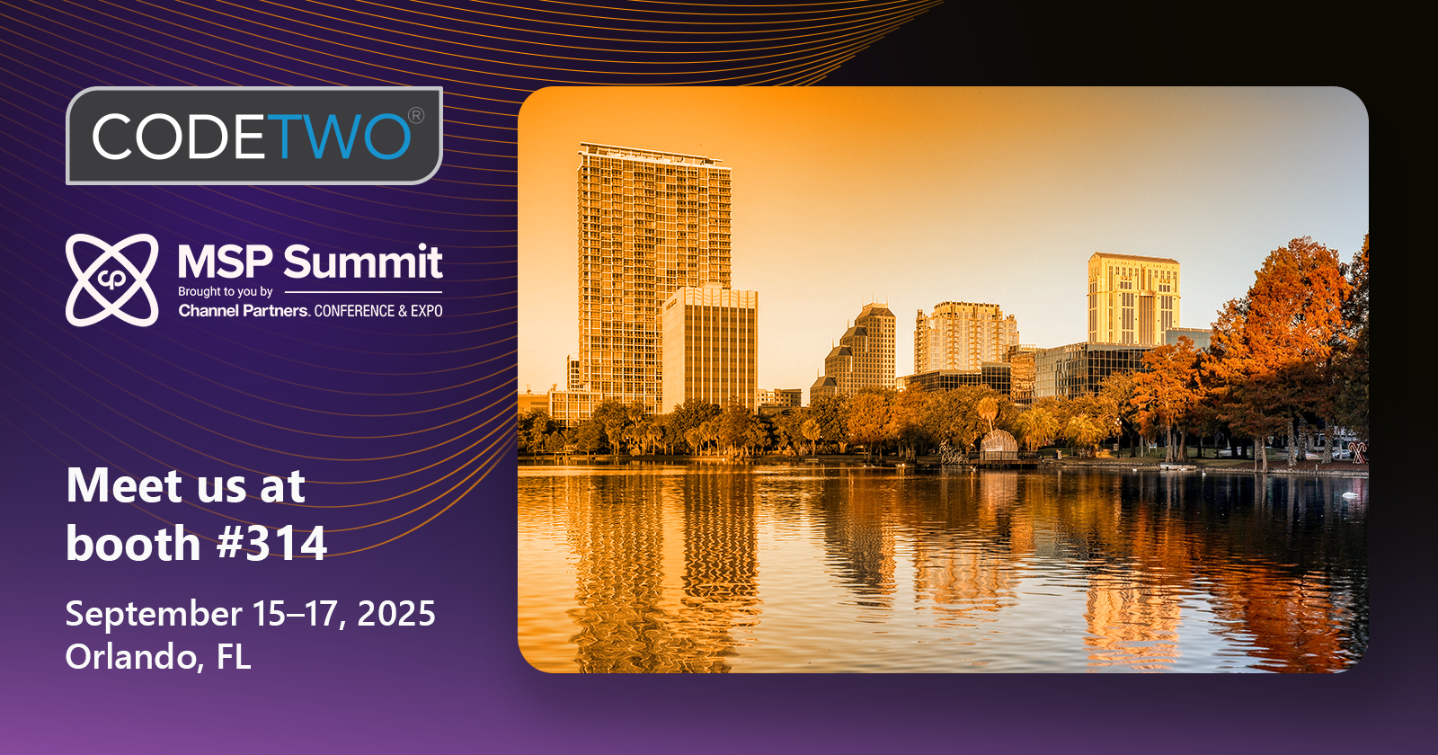 CodeTwo attended the MSP Summit in Orlando, FL