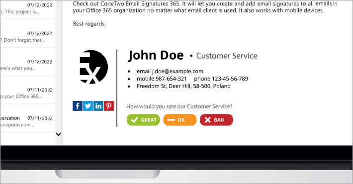 How to measure customer satisfaction with email signatures