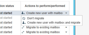 Selecting prefered action