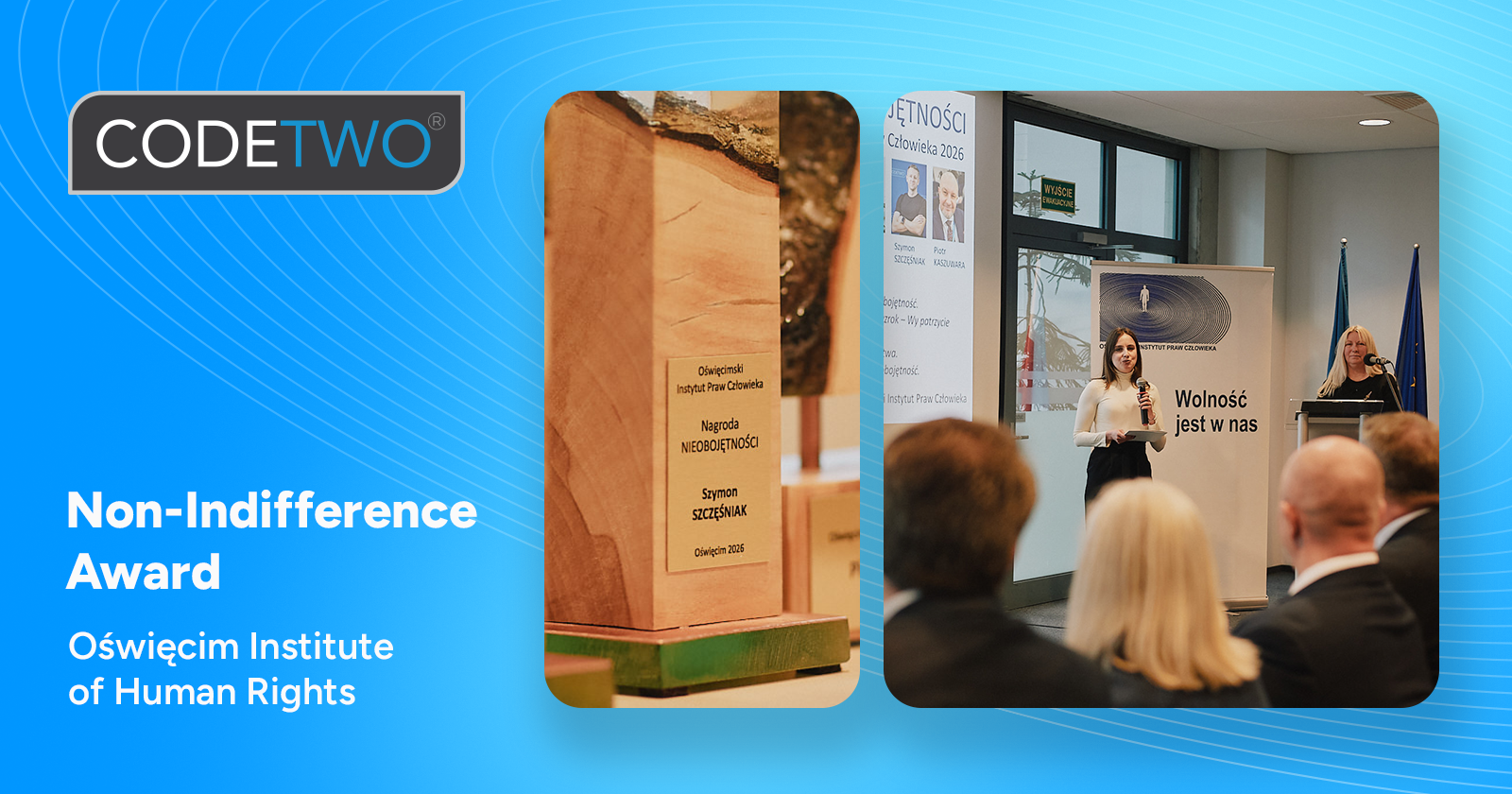 CodeTwo CEO receives Non-Indifference Award for CodeTwo’s CSR initiatives