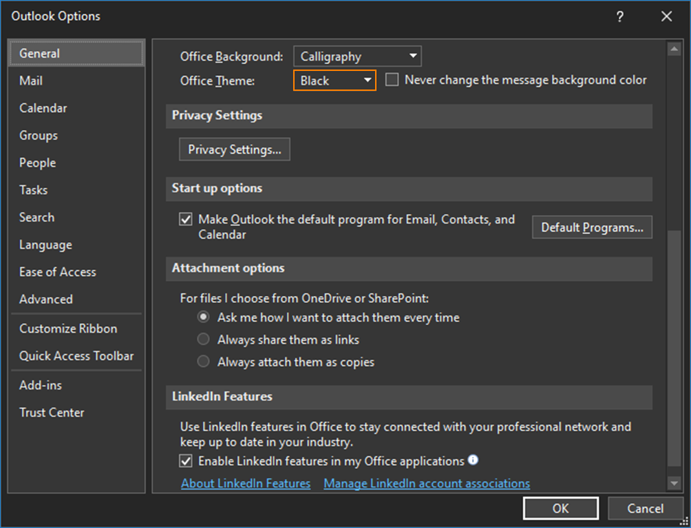 Microsoft Outlook Dark Theme 2010 Softwarelasopa
