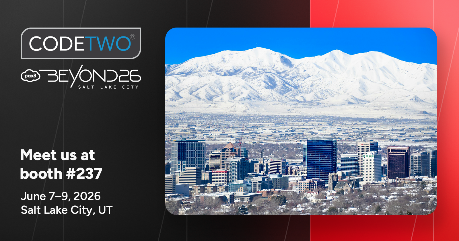 CodeTwo at Pax8 Beyond 2026 in Salt Lake City