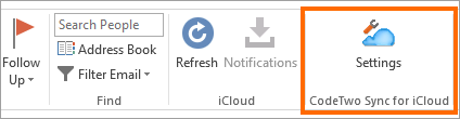 The program is visible in the Outlook top menu.