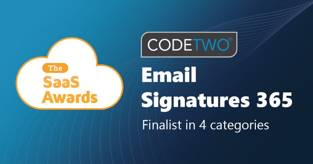 CodeTwo announced as finalist in the 2023 SaaS Awards