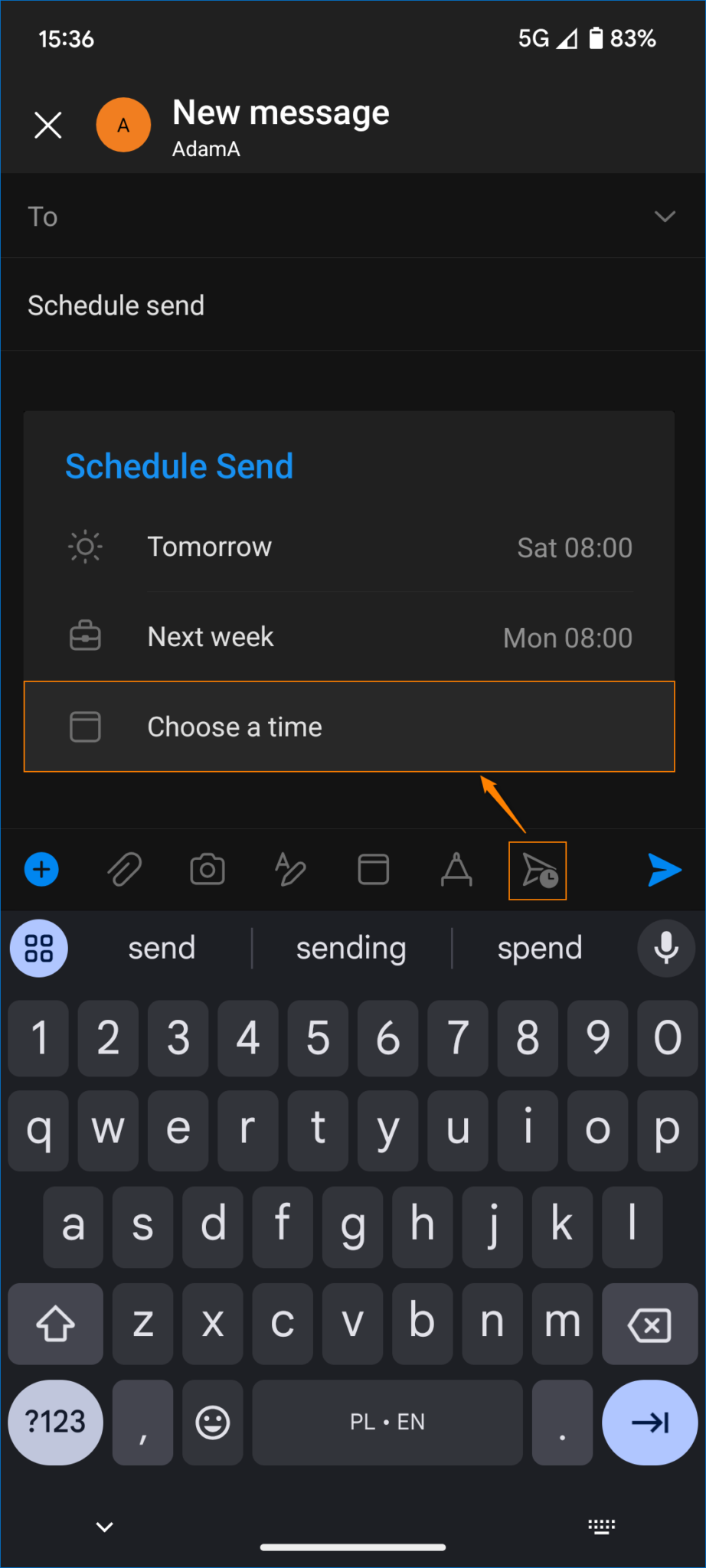 add time delay to email outlook
