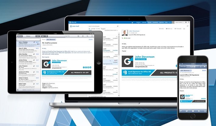 Email signatures on all devices