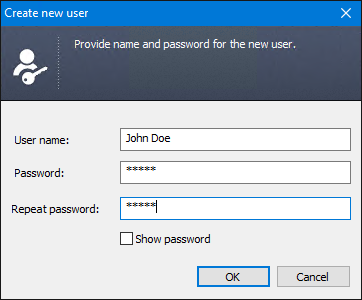 Creating a Standard users in the Administration Panel of CodeTwo Public Folders. 