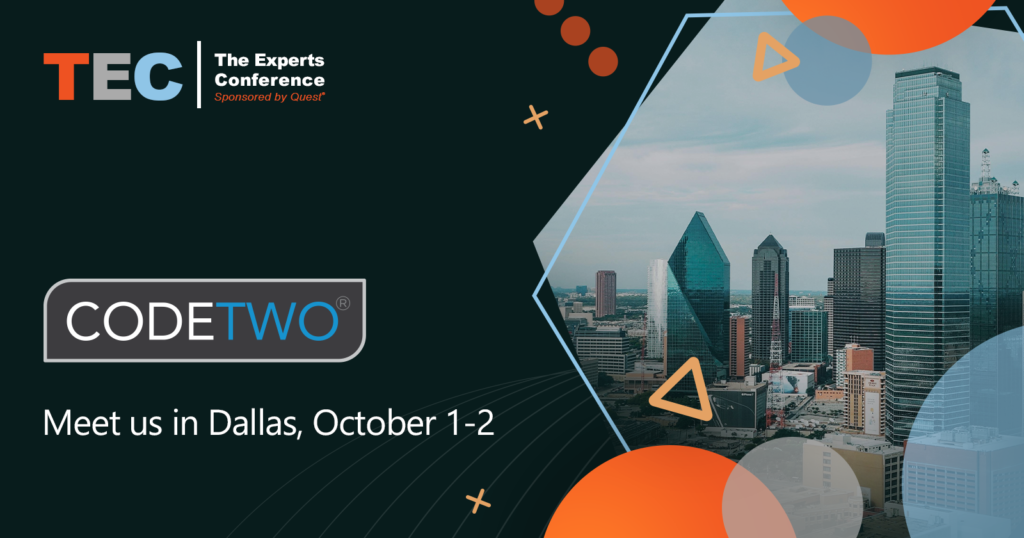 CodeTwo at The Experts Conference (TEC) 2024 in Dallas