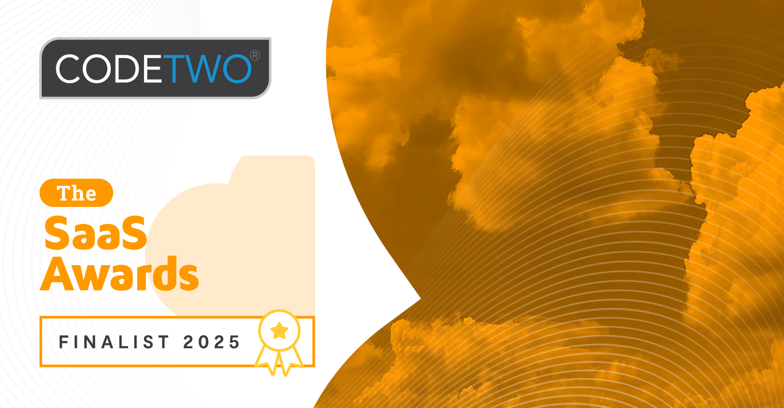 CodeTwo revealed as a finalist in the 2025 SaaS Awards