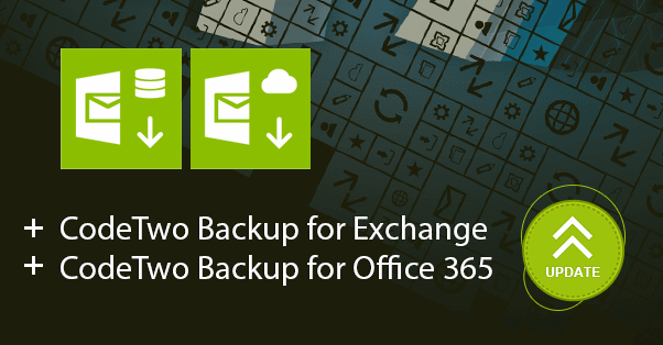 With CodeTwo Backup version 1.6 you can back up Office 365 and Exchange Public Folder to local drive! 