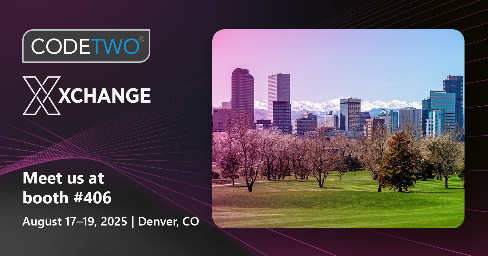 Join CodeTwo at XChange August 2025 in Denver, CO